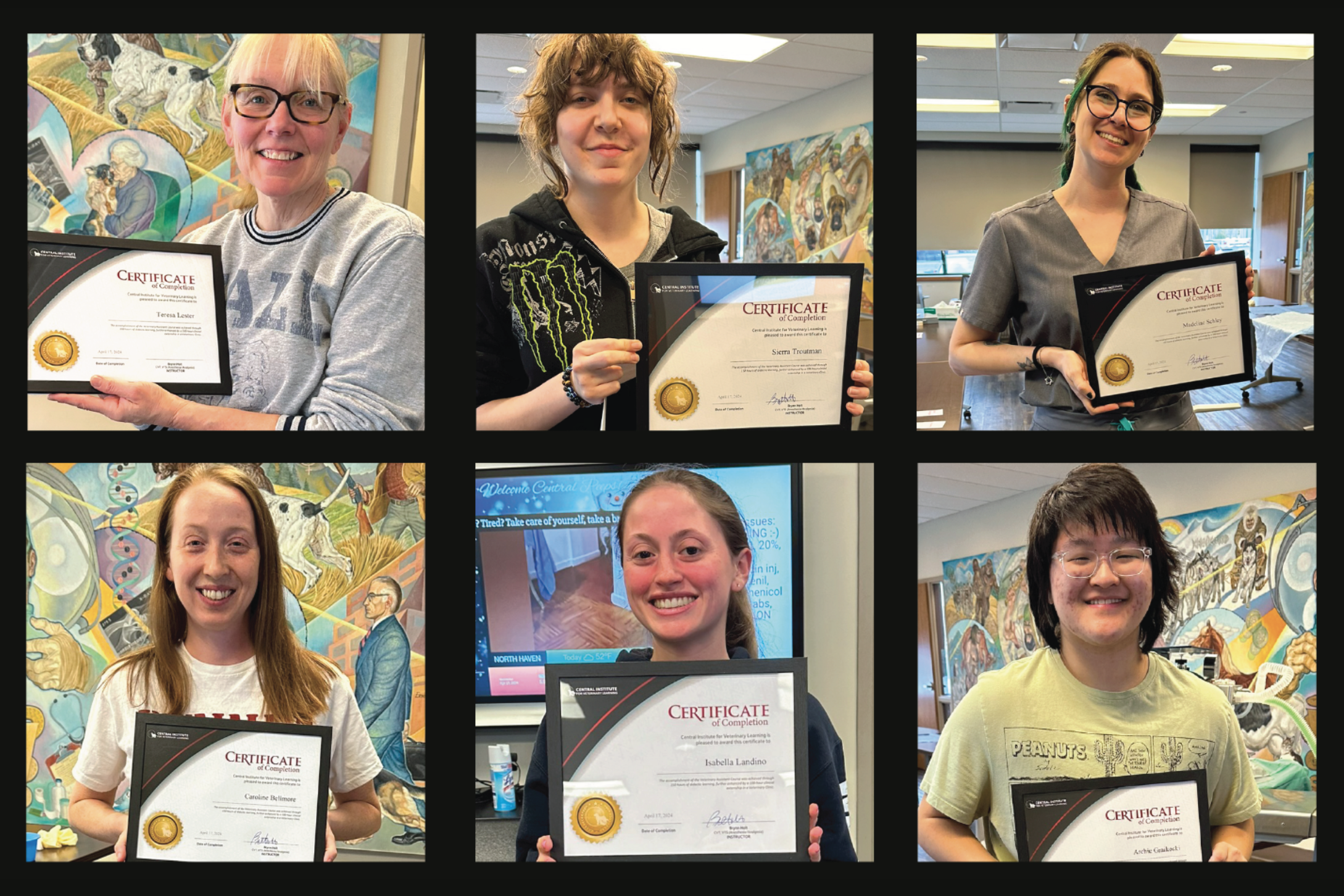 Celebrating the Graduates of Central Hospital’s Veterinary Assistant Certificate Program